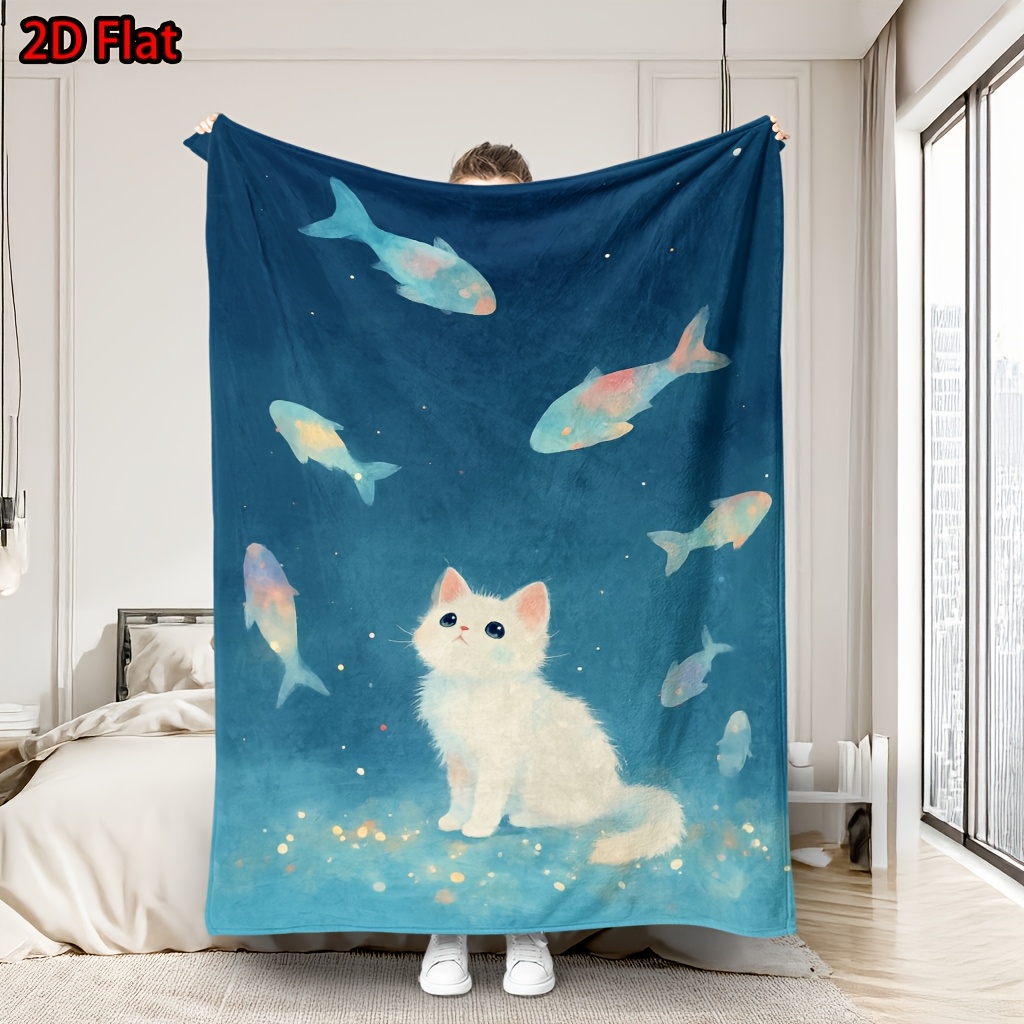 Baby Nursery Ocean Theme - 귀엽고 엉뚱한 고양이 수중 바다 테마