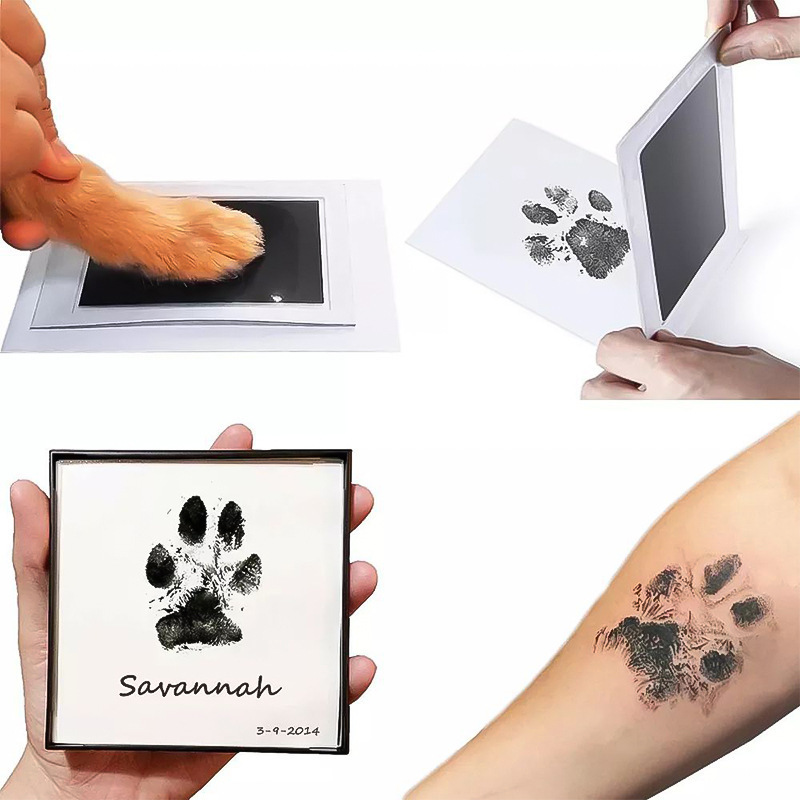 Footprint Ink Kit - 애완견 고양이 발자국 잉크 세트 패드