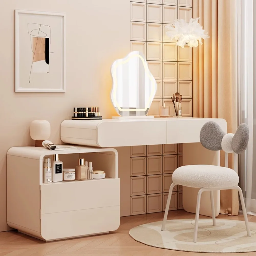 Drawer Dresser White - 럭셔리 침실 화장대 소녀용 서랍형 모던