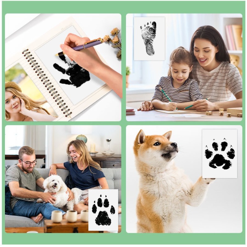 1pcs DIY 손과 발자국 키트 잉크 패드 사진 프레 - Footprint Ink Kit 리뷰 및 가격