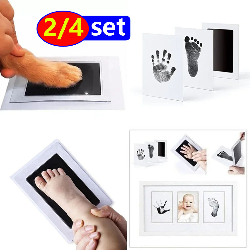 베이비 케어 무독성 아기 손 자국 발자국 인쇄물 키트  - Footprint Ink Kit 리뷰 및 가격