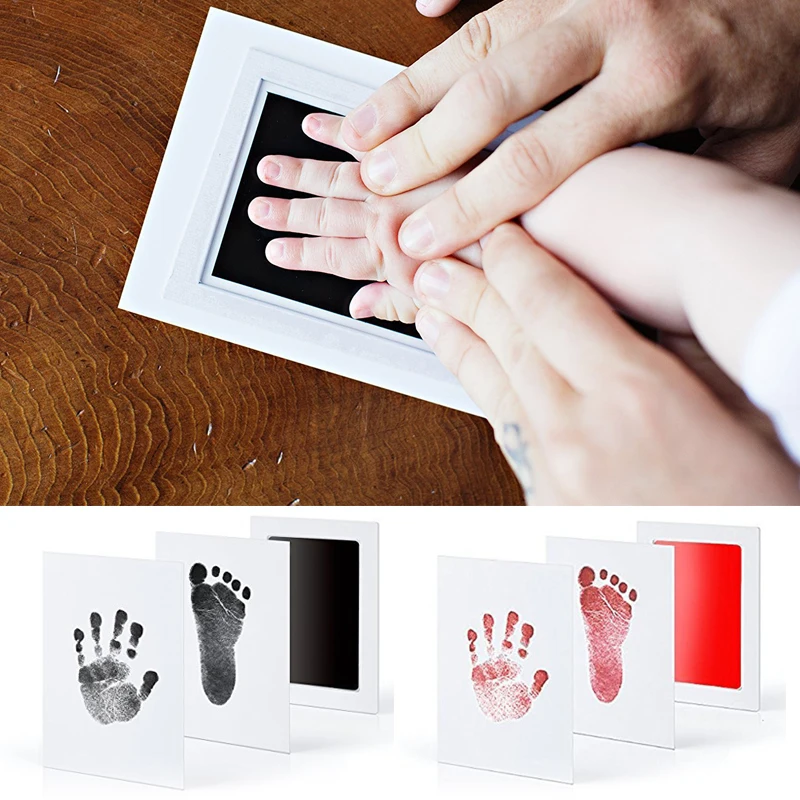 베이비 케어 무독성 아기 손 자국 발자국 인쇄물 키트  - Footprint Ink Kit 리뷰 및 가격