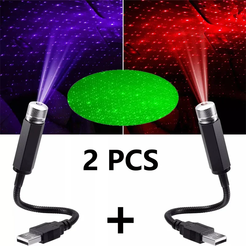 미니 자동차 LED 스타 나이트 라이트 프로젝터 USB - Night Light Projector Stars 리뷰 및 가격