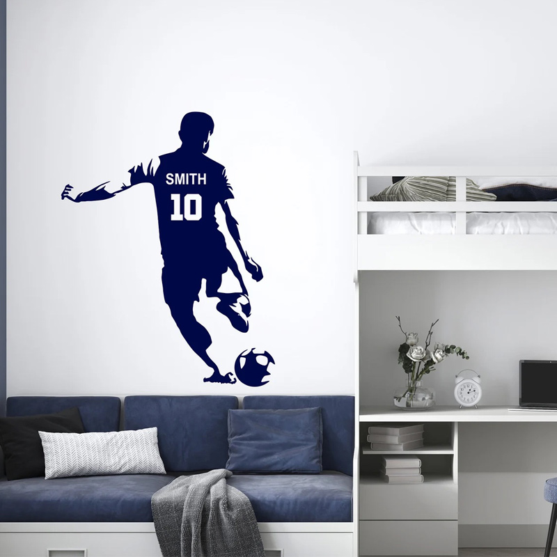 축구 선수 이름 및 번호 벽 스티커, 비닐 아트, 홈  - Baby Nursery Wall Decals 리뷰 및 가격