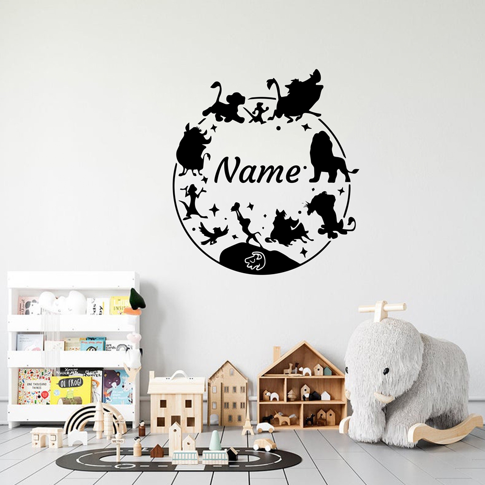 1PC 크리 에이 티브 동물 사용자 정의 가능한 텍스트 - Wall Decal Nursery 리뷰 및 가격