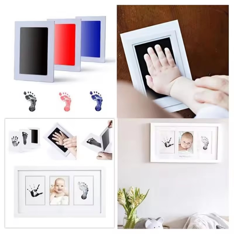 아기 손발자국 잉크패드 안전 무독성 노터치 스킨 잉크리 - Footprint Ink Kit 리뷰 및 가격