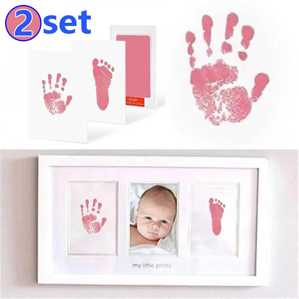 2 세트 신생아 DIY 손과 발자국 키트 잉크 패드 사 - Footprint Ink Kit 리뷰 및 가격