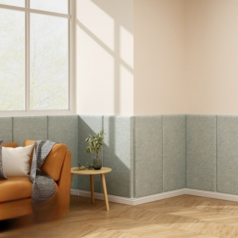린넨 원단 3D 벽 스티커, 충돌 방지 접착식 벽 패널 - Baby Nursery Wall Decals 리뷰 및 가격