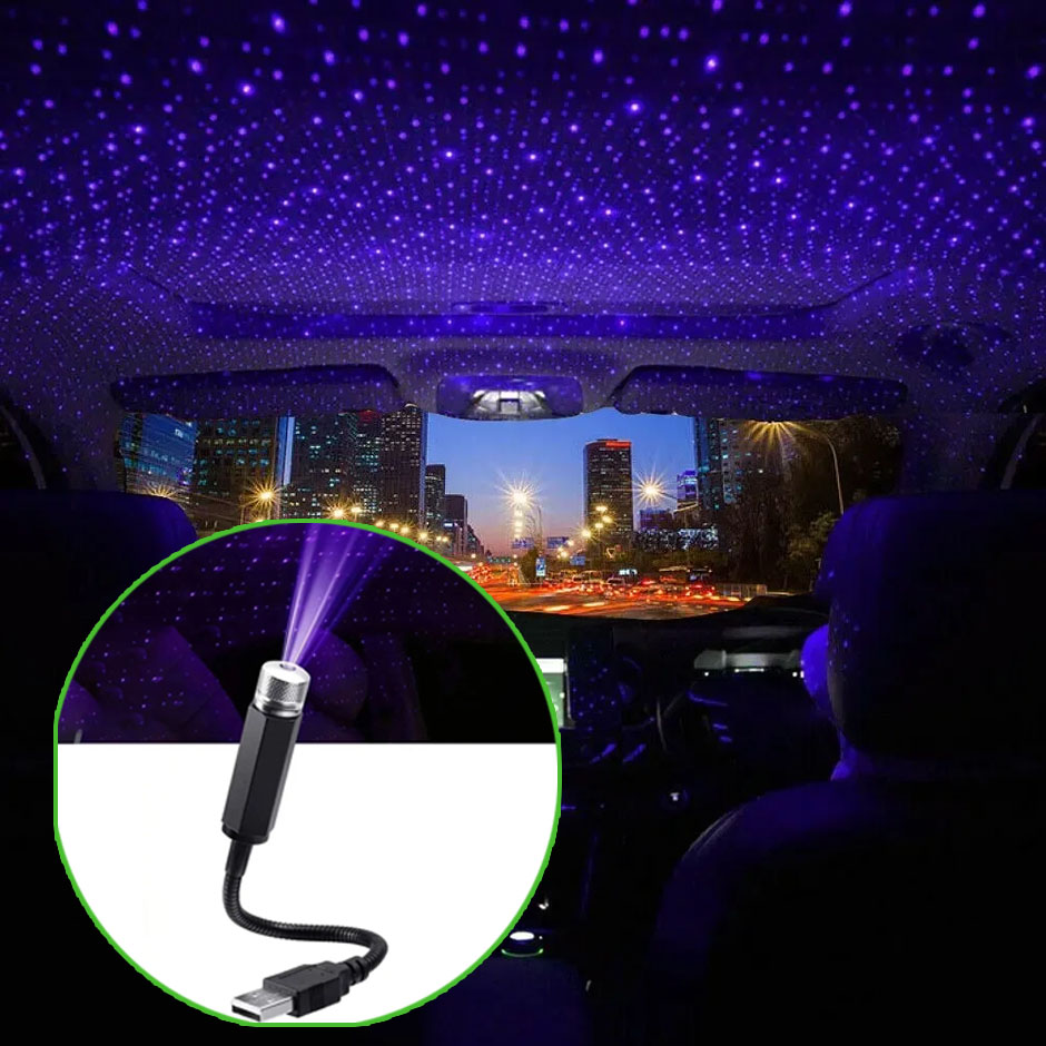 5V USB 미니 자동차 LED 별빛 하늘 야간 조명, - Night Light Projector Stars 리뷰 및 가격