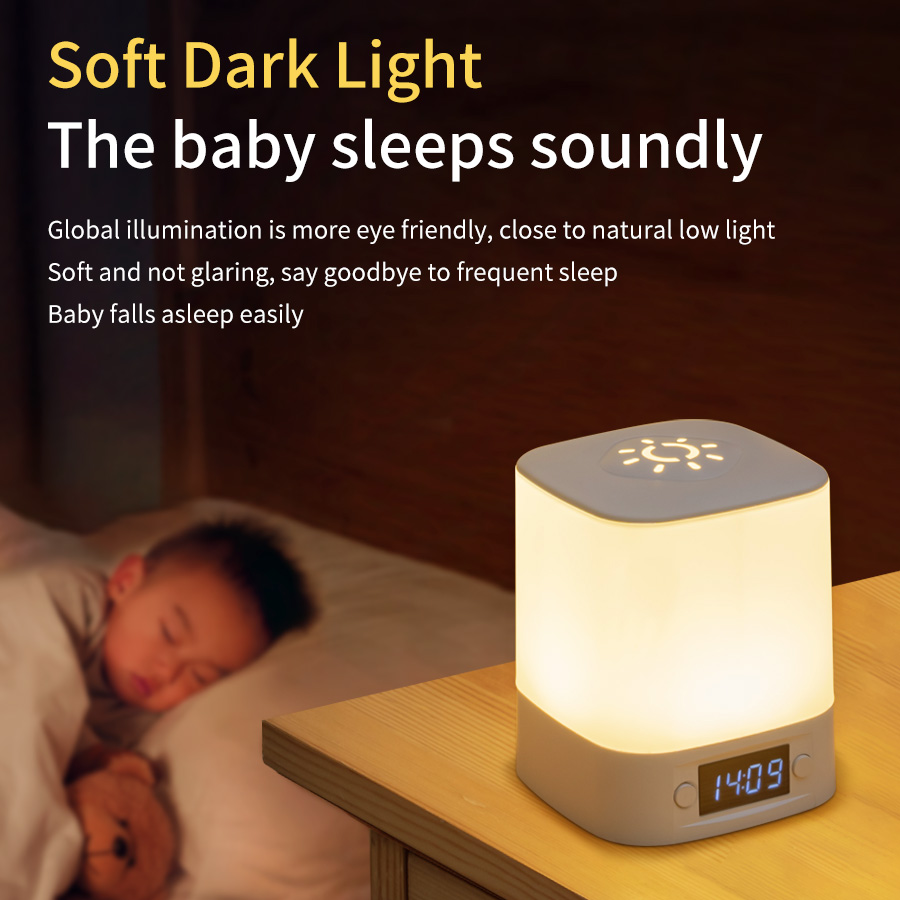 LED 테이블 램프 USB 충전식 시간 표시 시계 터치 - Baby Nursery Equipment 리뷰 및 가격