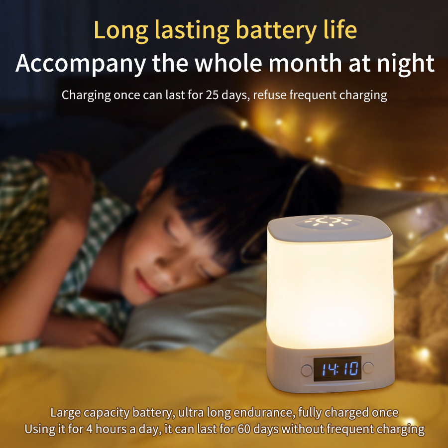 LED 테이블 램프 USB 충전식 시간 표시 시계 터치 - Baby Nursery Equipment 리뷰 및 가격
