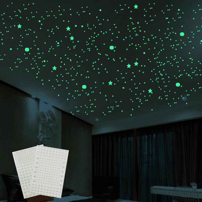 211pcs 어린이 방에 대 한 3D 거품 빛나는 별  - Baby Nursery Wall Decals 리뷰 및 가격