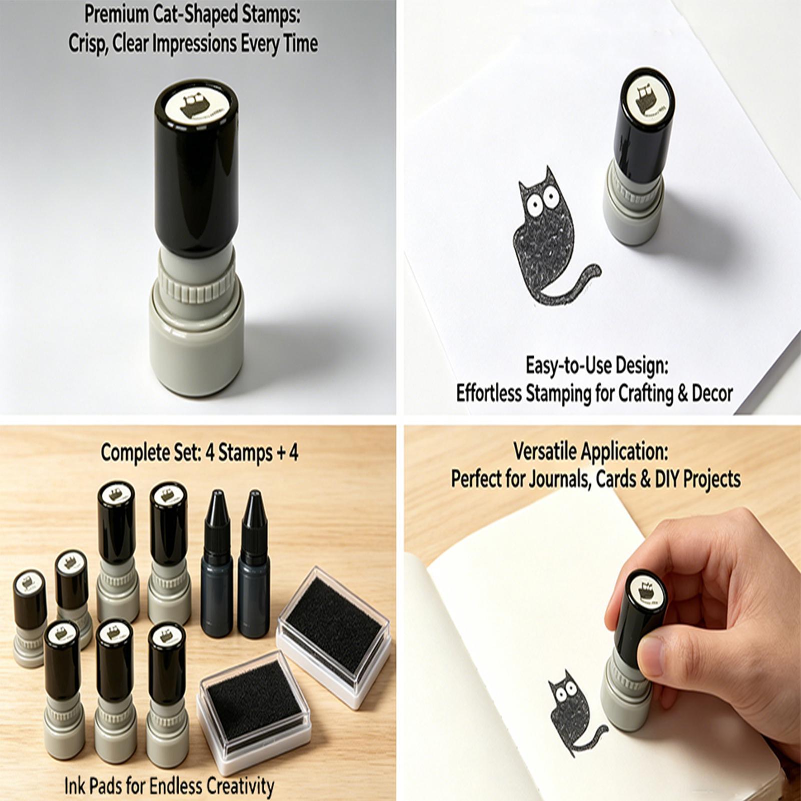 고양이 스탬프 셀프잉킹 DIY 스탬핑 용품 새끼 고양이 - Footprint Ink Kit 리뷰 및 가격