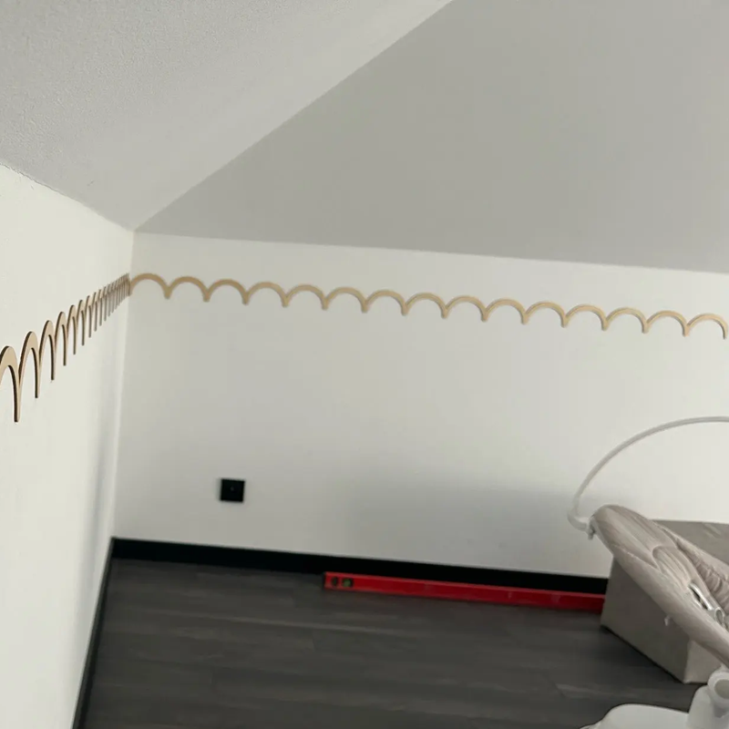 20개 스캘럽형 룸 테두리 장식, 추상 모양 벽 데칼, - Wall Decal Nursery 리뷰 및 가격
