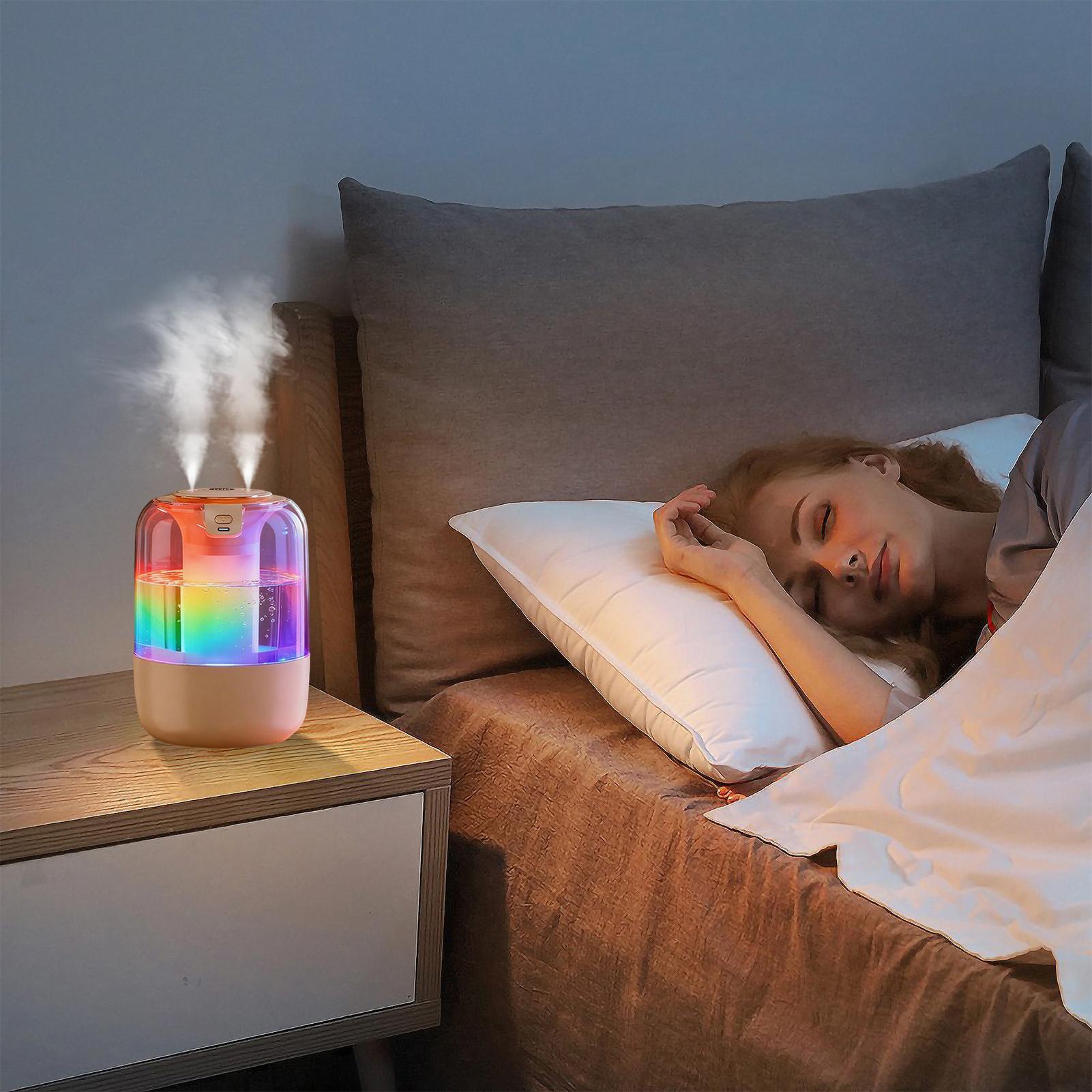 야간 조명이 있는 침실 가습기 조절 가능한 미스트 레벨 - Baby Nursery Humidifier 리뷰 및 가격