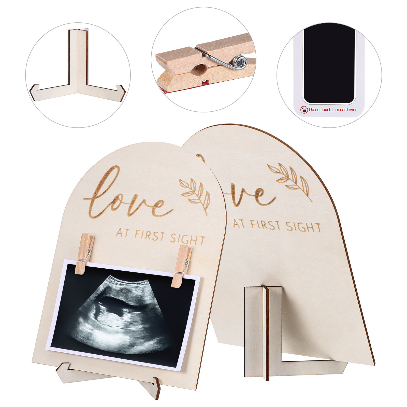 아기 사진 액자 나무 소재 초음파 사진 액자 간편한 삽 - Baby Nursery Picture Frames 리뷰 및 가격