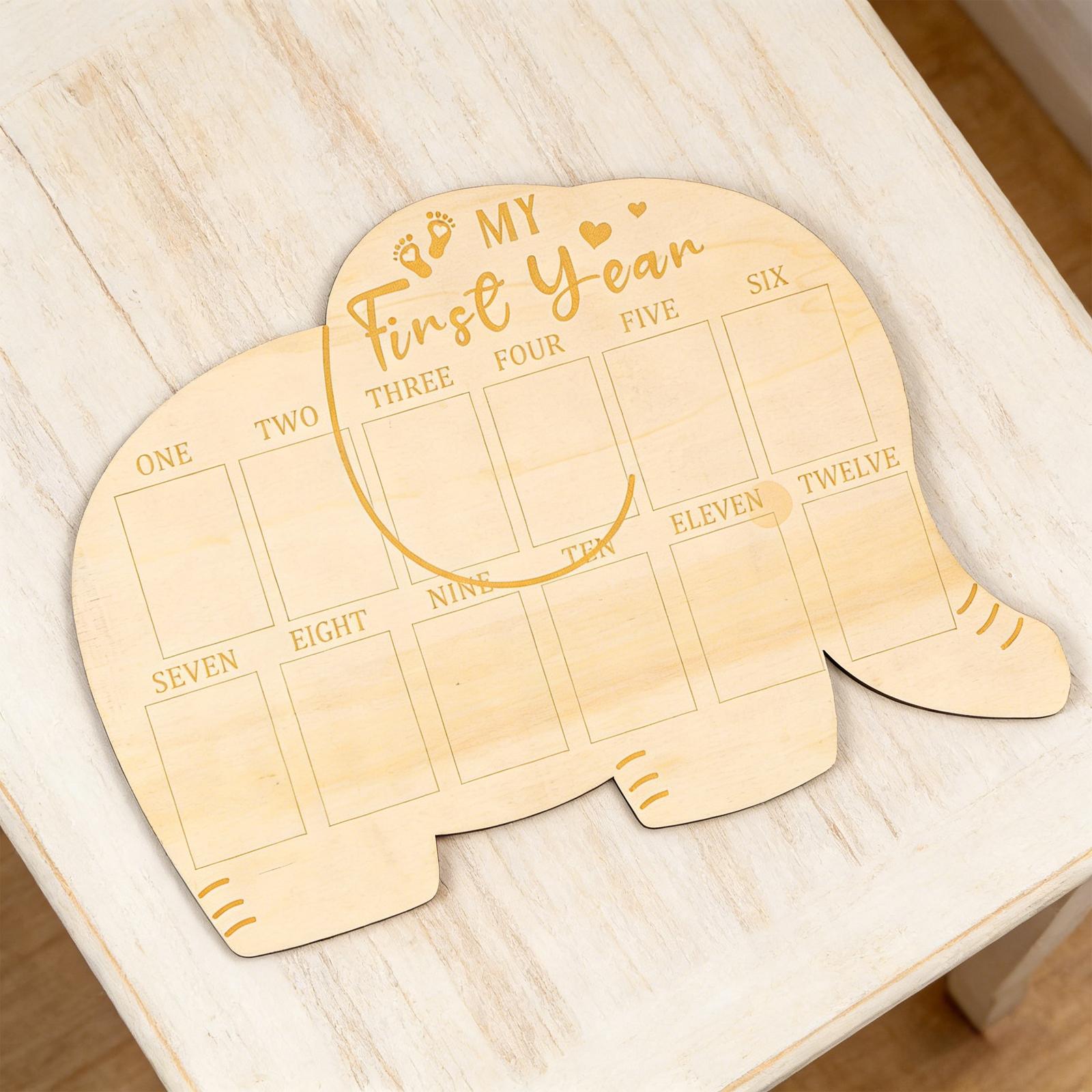 아기 사진 보드 나무 프레임 12개월 사진 전시 마일스 - Baby Nursery Picture Frames 리뷰 및 가격