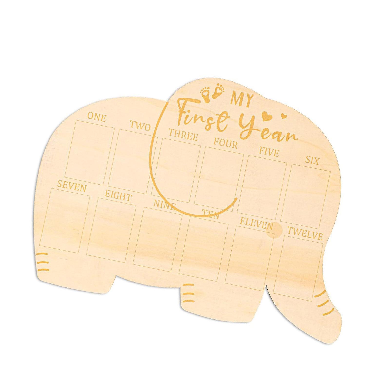 아기 사진 보드 나무 프레임 12개월 사진 전시 마일스 - Baby Nursery Picture Frames 리뷰 및 가격