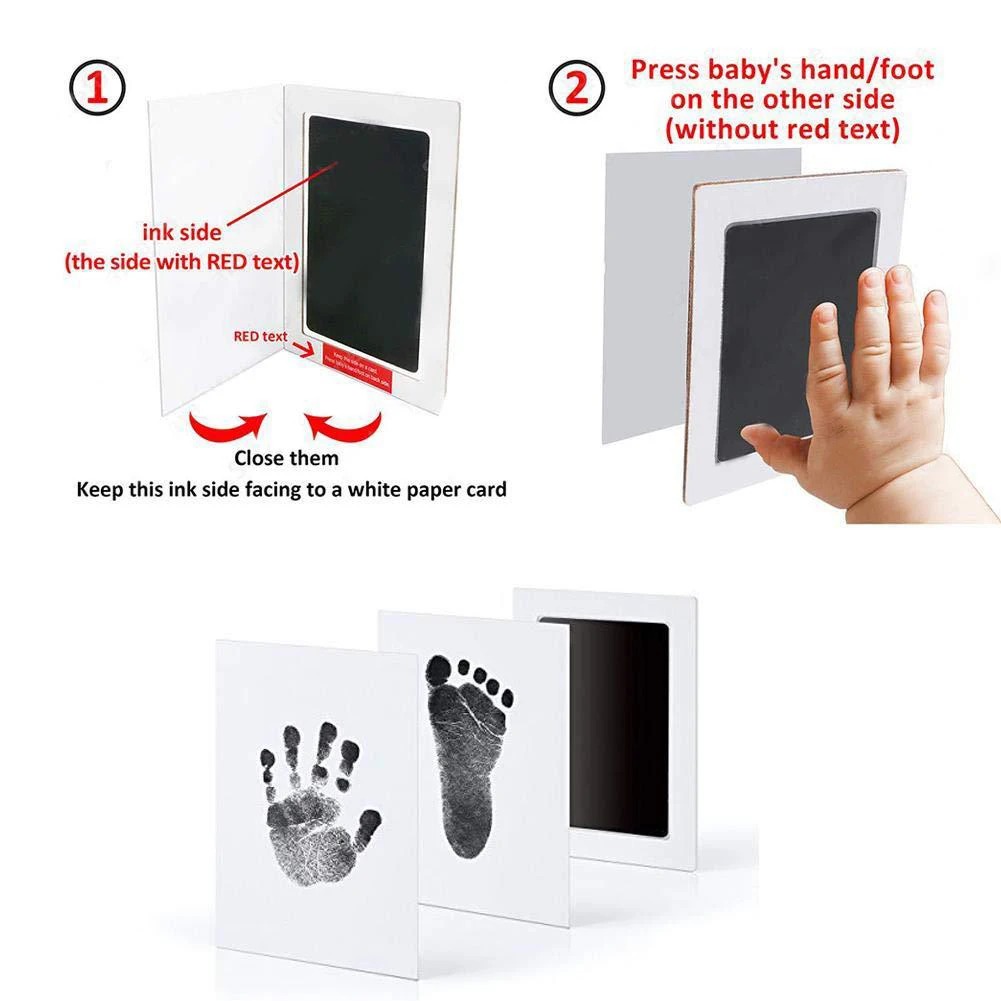 안전하고 무독성인 아기 발자국 손자국 무접촉 무잉크 잉 - Footprint Ink Kit 리뷰 및 가격